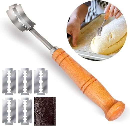 Prasacco Bread Lame Cutter, Bread Bakers Lame Slashing Tool Lame Bread