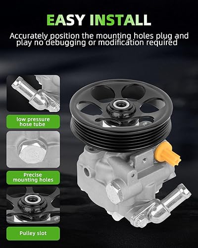 Miniatura 77 de SCITOO Bomba de dirección asistida compatible para 2005 para Saab 9-2X 2.0L, 2006 para Saab 9-2X 2.5L, 2004-2005 para Subaru Impreza 2.0L, 21-5396