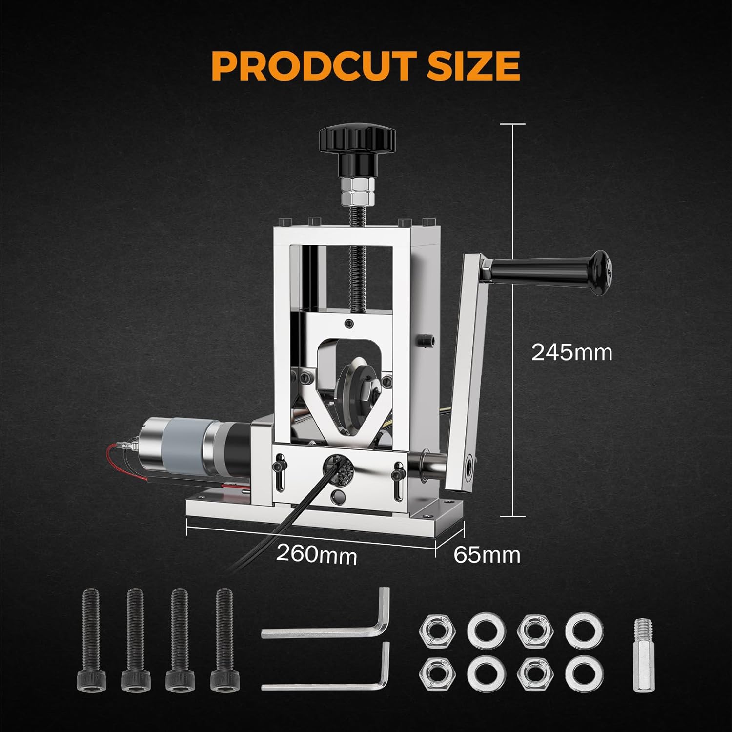 BEAMNOVA Electric/Manual/Drill Powered Wire Stripper Machine Automatic Power Hand Crank Stripping Machine for Scrap Copper, Stripping Wires of 2-25 mm, Flexible Wire Within 2 mm