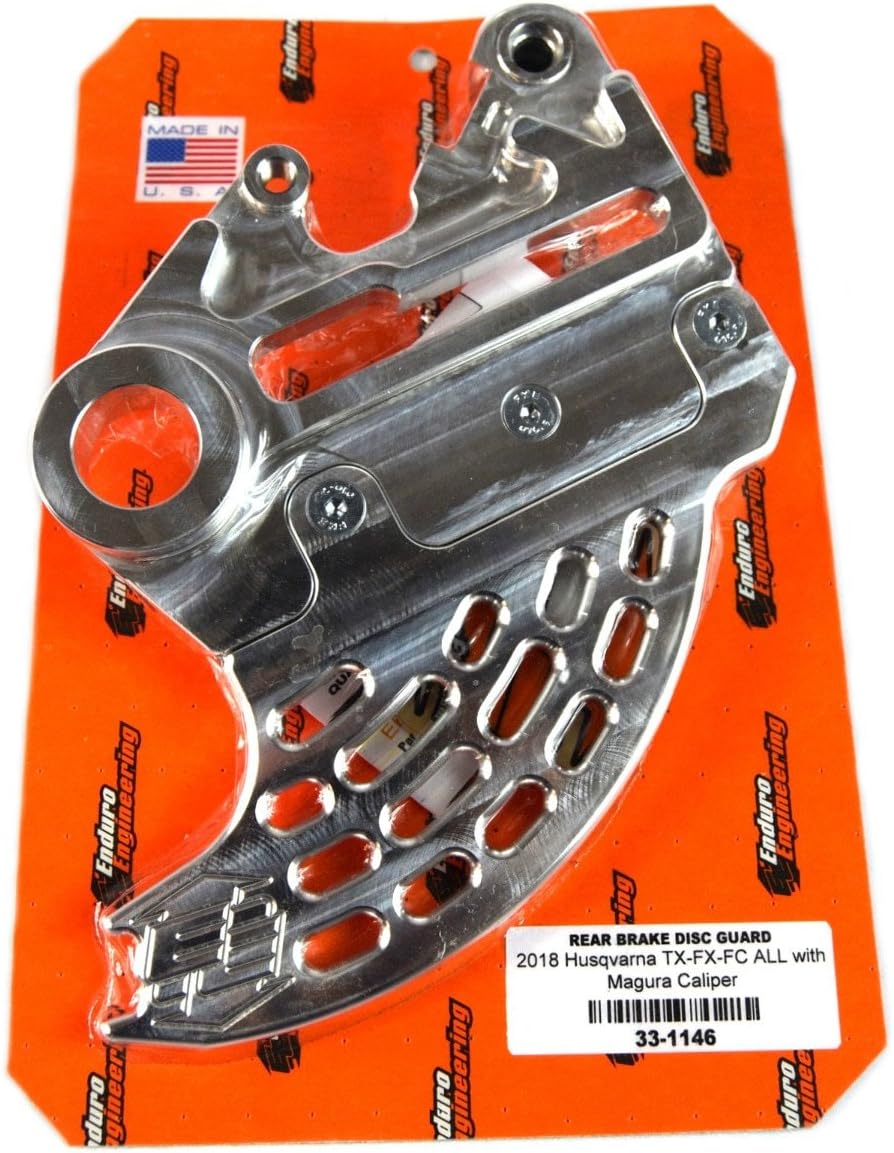 Enduro Engineering 33-1146 Rear Brake Disc Guard - Compatible with Husqvarna 2018 125-450 FC/FX/TC/TX 2019 300/350/450 FX/TX All with Magura Caliper