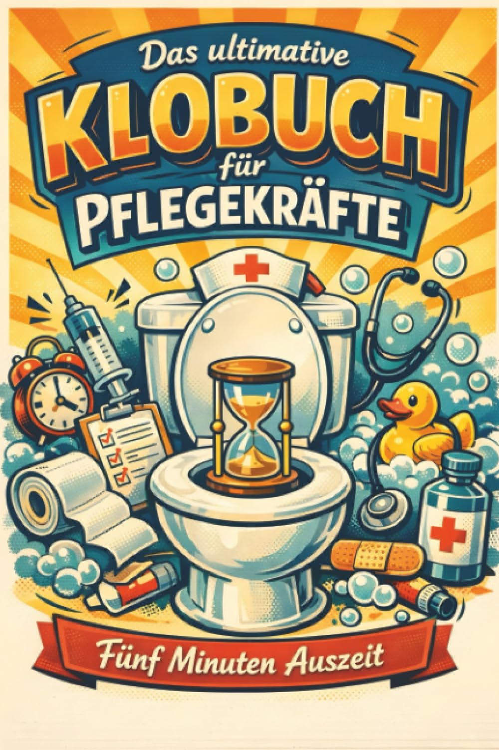 Das ultimative Klobuch für Pflegekräfte: Fünf Minuten Auszeit. Lustiges Geschenk mit Lifehacks, Fun Facts und Geschichten