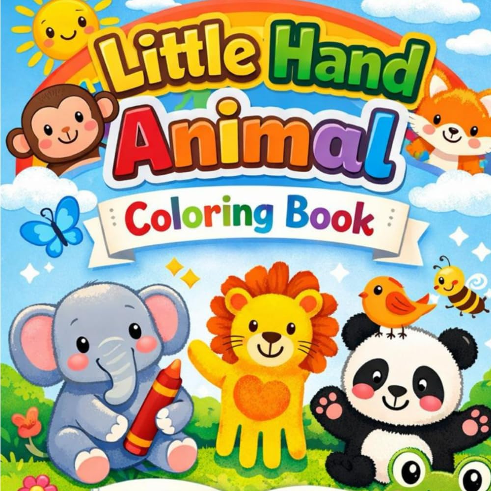Little hands: Animal Coloring Book