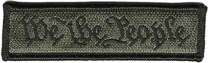 We The People - Tactical Morale Patch - Olive Drab by Gadsden and Culpeper
