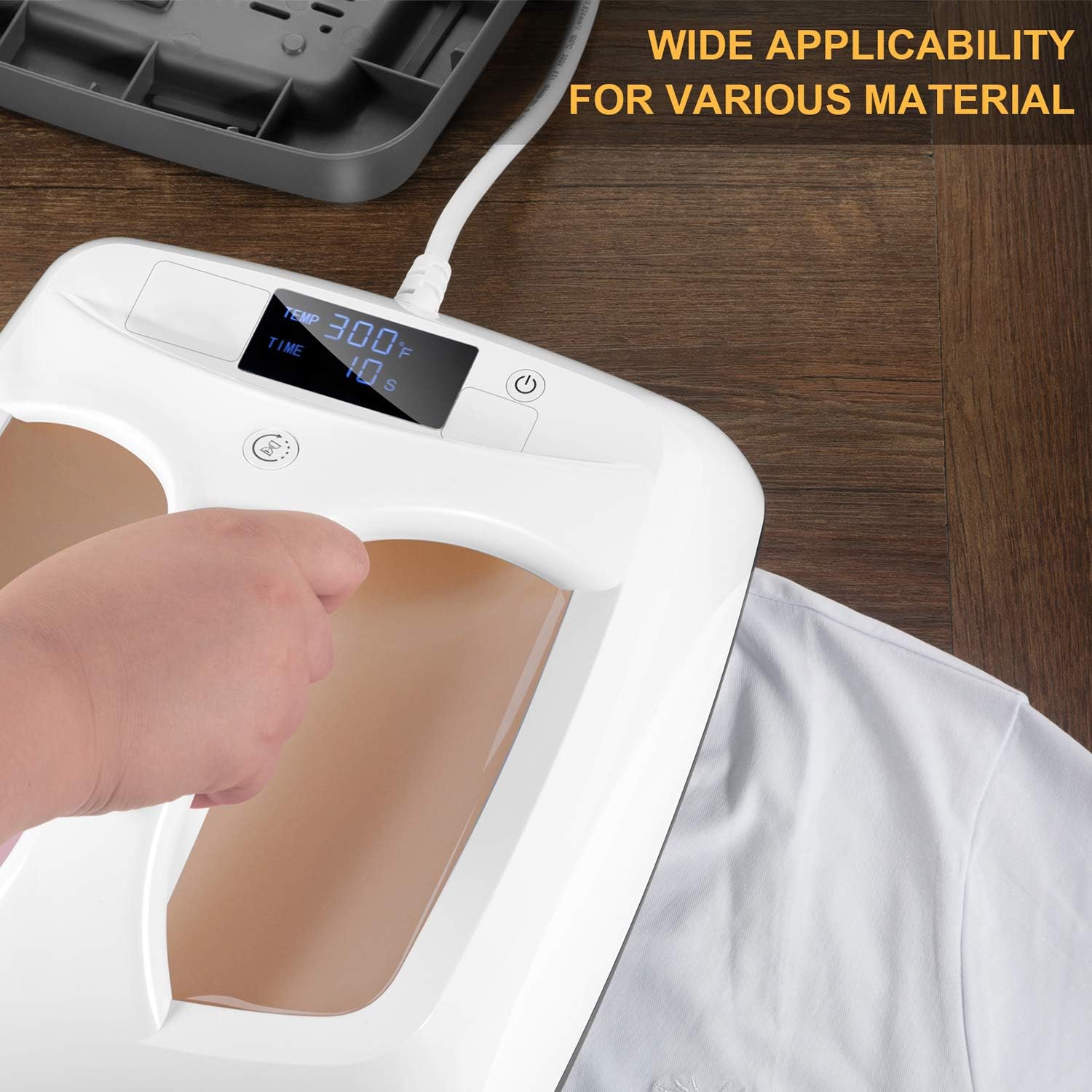 PowerPress Heat Press Machine Portable-Gold,12"x10"