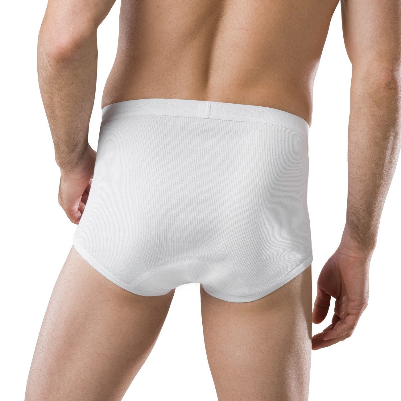 Schiesser Calzoncillos clásicos para hombre, doble acanalado, 3 unidades