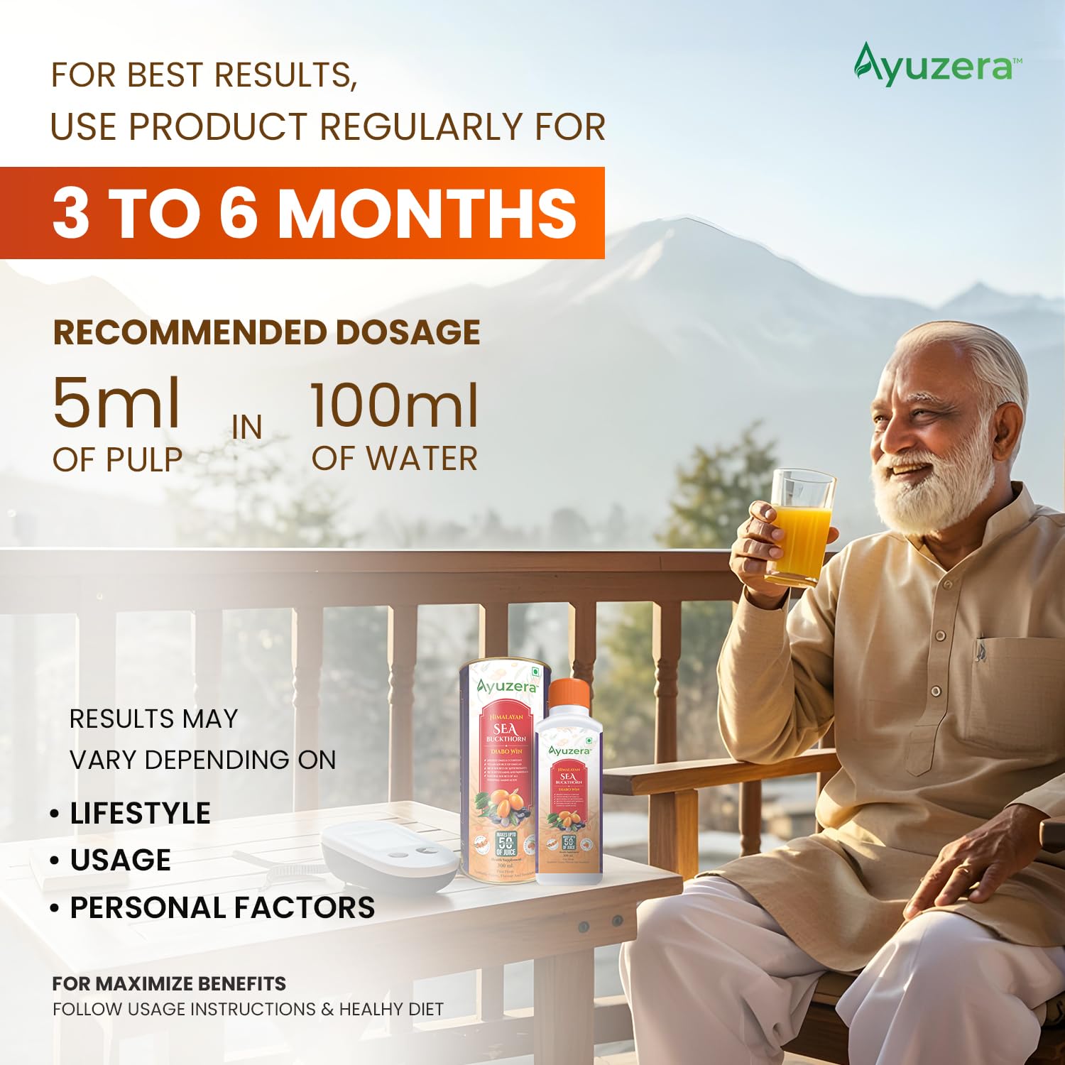 Ayuzera Diabowin Karela & Jamun Diabetic Care Ruce With Seabuckthorn 300ml | Chirta and Punanava | Ayurvedic | Makes 50 glass juice (300 ml, pack of 1) Ayuzera Diabowin Karela & Jamun Diabetic Care Ruce With Seabuckthorn 300ml | Chirta and Punanava | Ayurvedic | Makes 50 glass juice (300 ml, pack of 1)