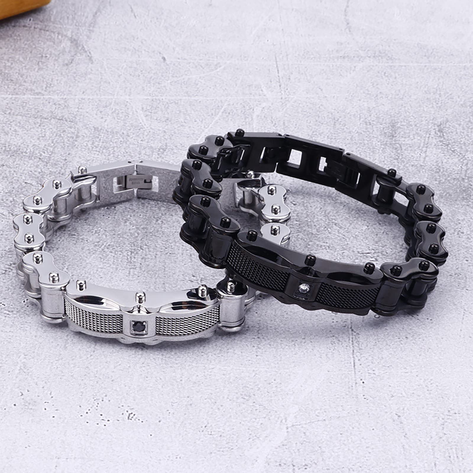 Mode Dominante Mechanische Stijl Fietsketting Gesp Armband Mannen Cool Rijden Creatieve Sieraden Gift