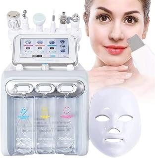 Hydrogen Oxygen Beauty Machine, 7 in 1 Multifunctional Vacuum Face Cleaning Hydro Water Oxygen Jet Peel Machine Professional Facial Sprayer