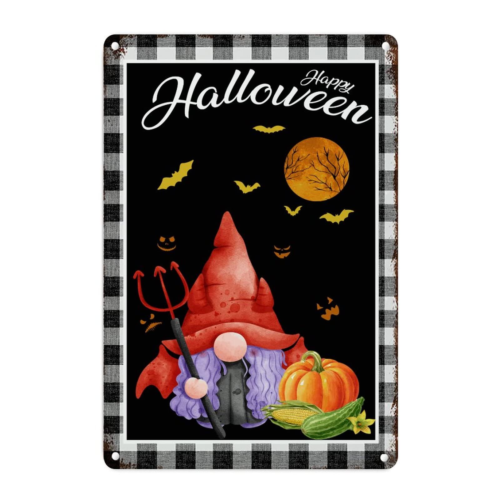 Panneau de rue rétro pour transformer facilement votre mur vide en décor d'Halloween