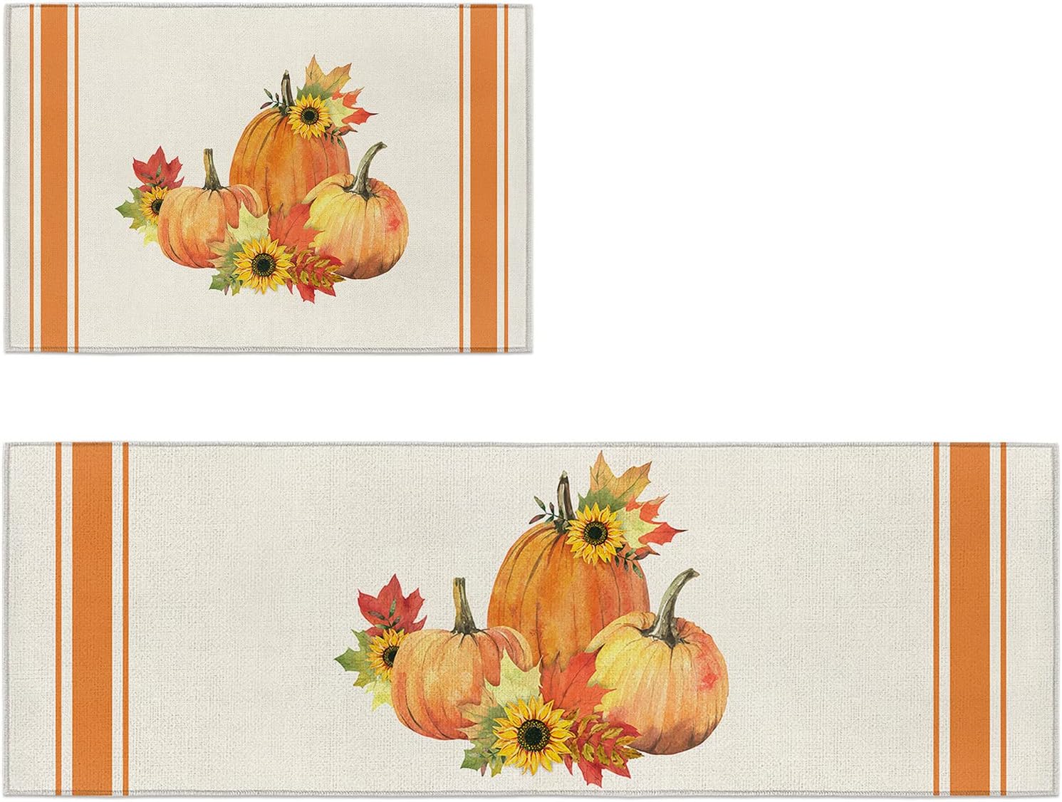 Amazon.com: Miaklek Thanksgiving Kitchen Mats for Floor Anti Fatigue ...