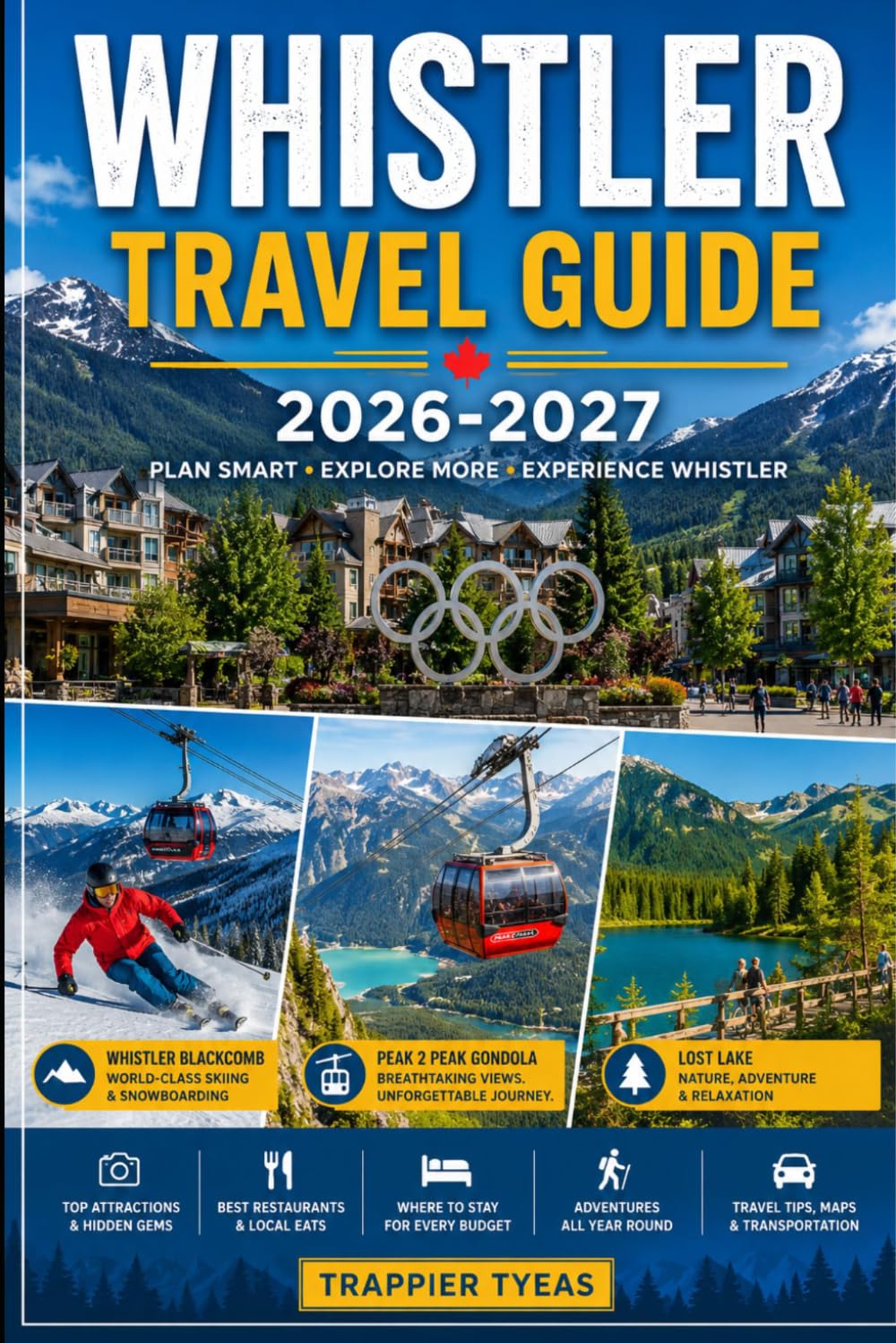 WHISTLER TRAVEL GUIDE 2026-2027: Your Handy Guide to Whistler Village, Whistler Blackcomb, Peak 2 Peak Gondola, Scenic Alpine Adventures, Outdoor ... Experiences in British Columbia, Canada.
