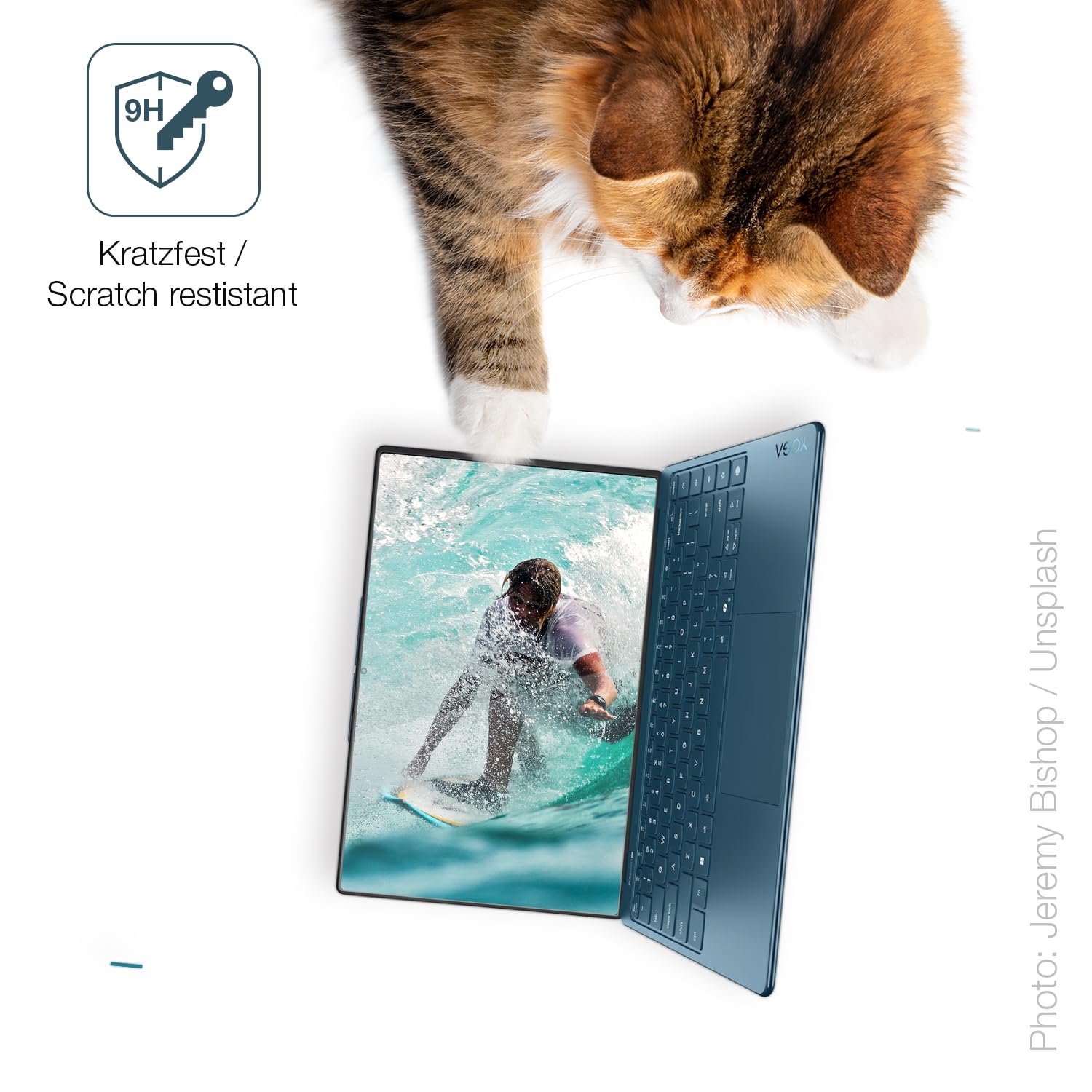 dipos 2x Pellicola Protettiva 9H per Lenovo Yoga 9 2-in-1 14ILL10 14 Zoll | Non si rompe e non si scheggia, non è vero vetro, Anti-Shock, si adatta perfettamente, antigraffio, senza bolle, autoadesiva