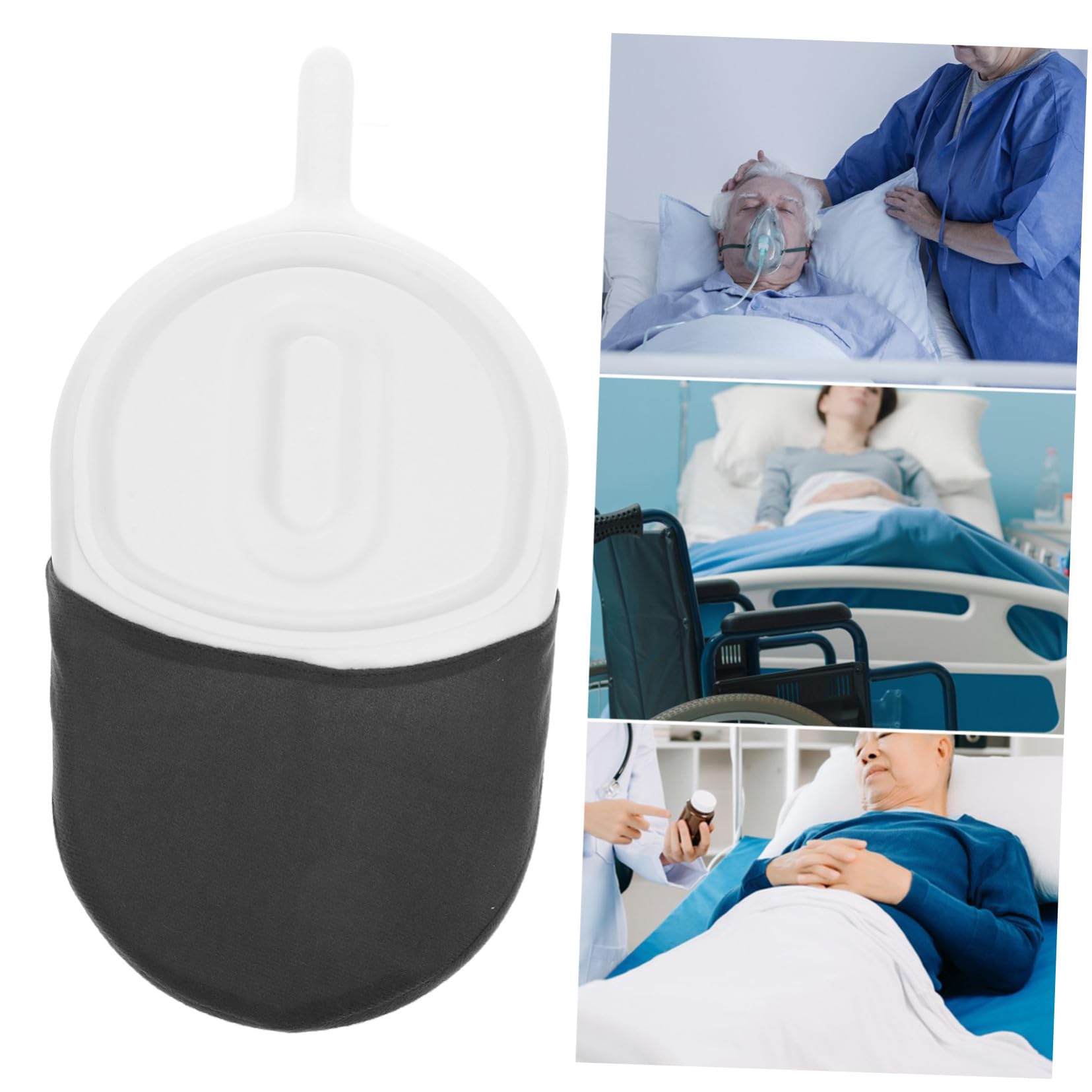 Tragbare Bettpfanne mit Deckel für Ältere Behinderte Patienten