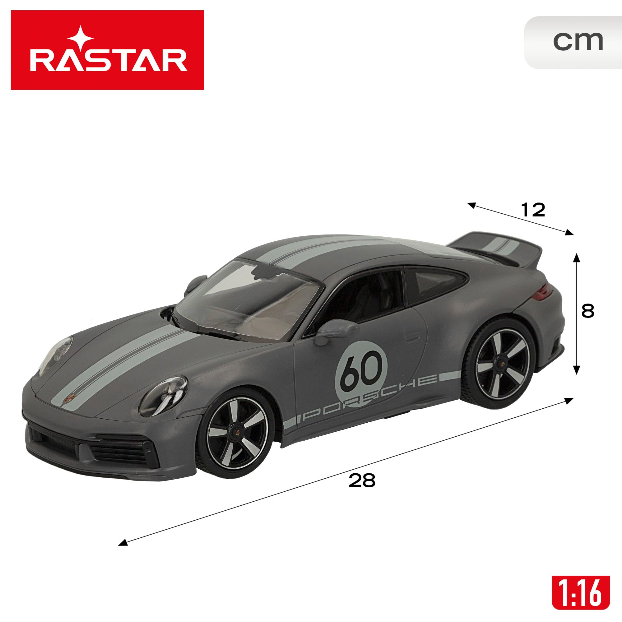 ColorBaby Rastar 41283 Porsche 911 Classic Remote Control Car
