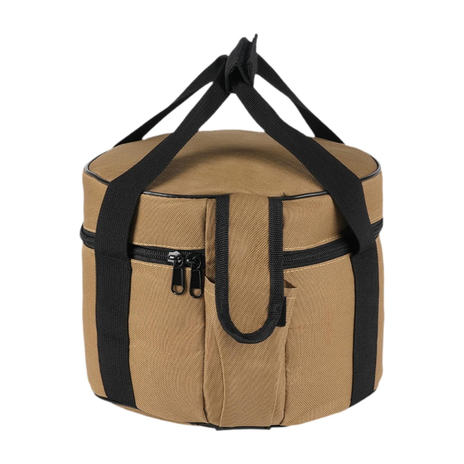Bnf® Outdoor Cooking Utensils Storage Bag Pouch Tableware Organizer for Traveling Khaki L|Outdoor Sports|Camping & Hiking|Camping Cooking Supplies|Camping Stoves, Ovens & Bbqs-picture-18