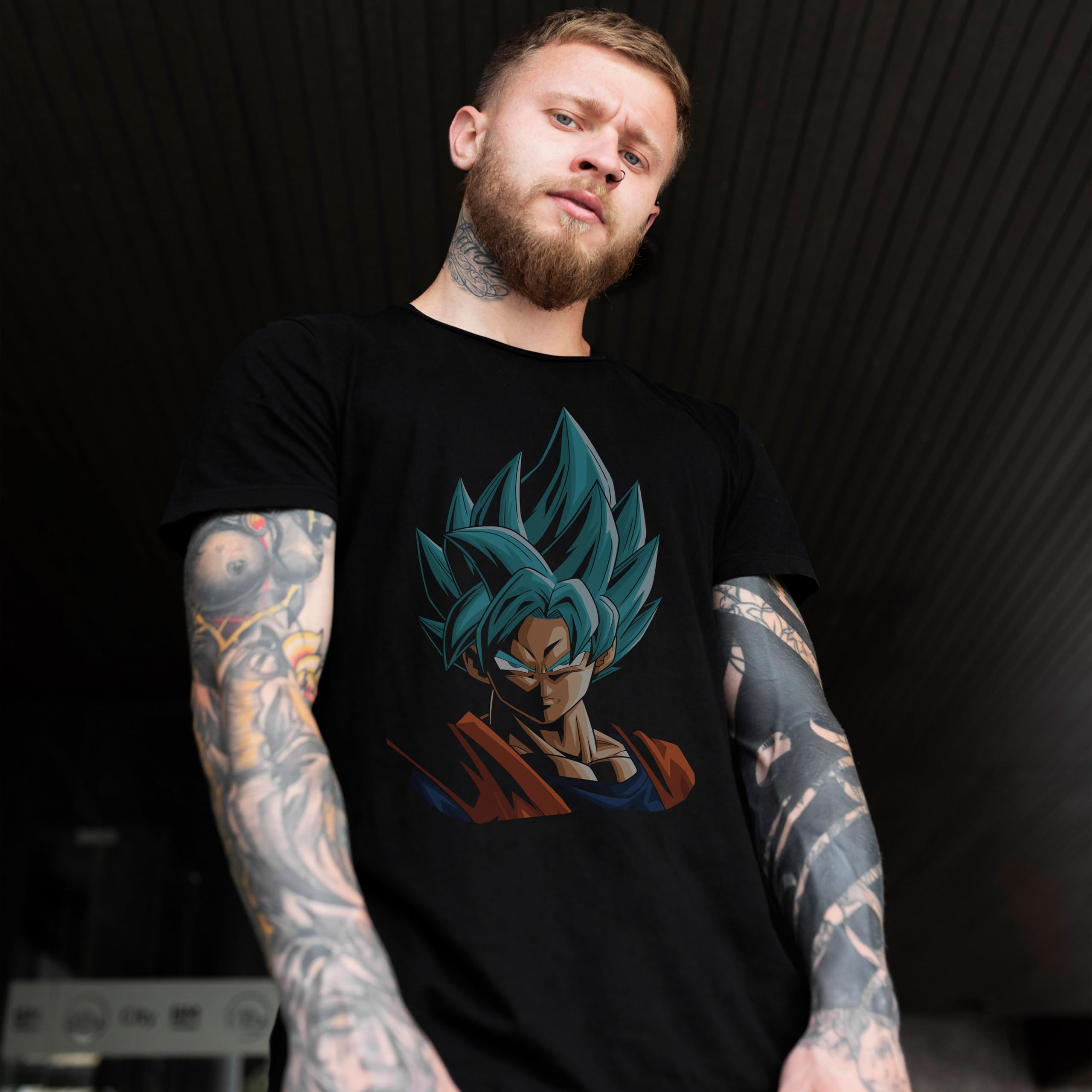 Dragon Ball Z Goku Super Black Short Sleeve T-Shirt T-Shirt Unisex Adulto (Pack de 1)