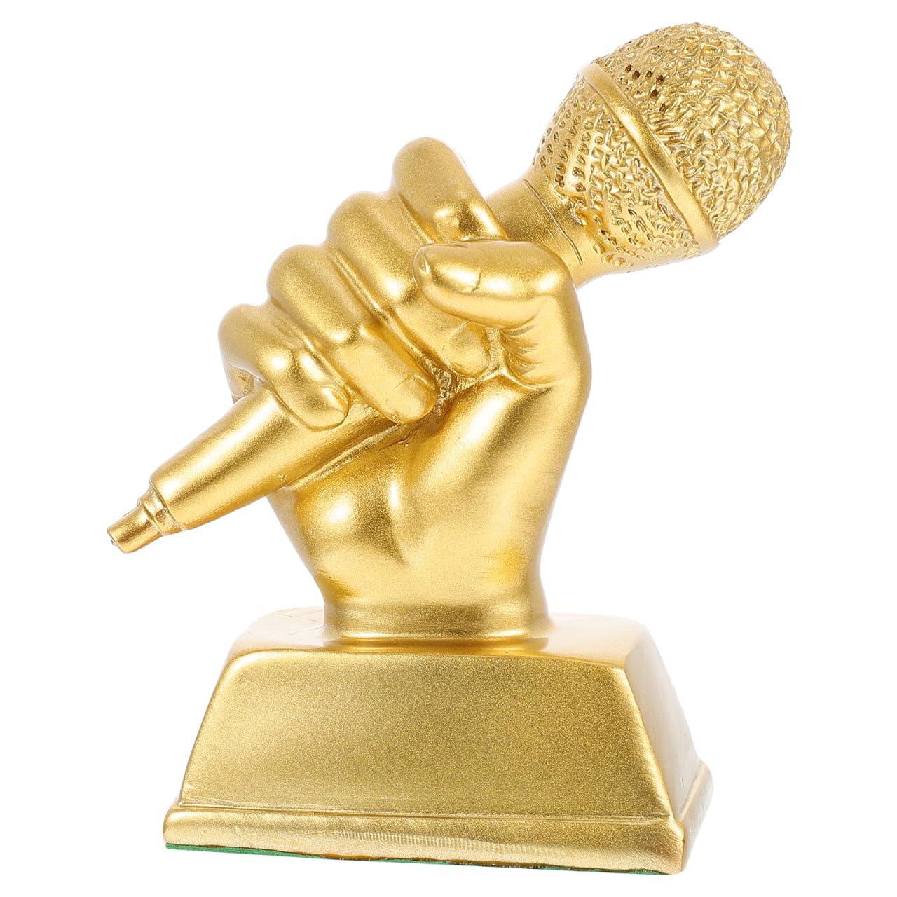 Trophée Microphone Karaoké Boland – Doré/Noir 12 Cm, Parfait Pour Soirée, Fête Thème Musical Ou Récompense Fun