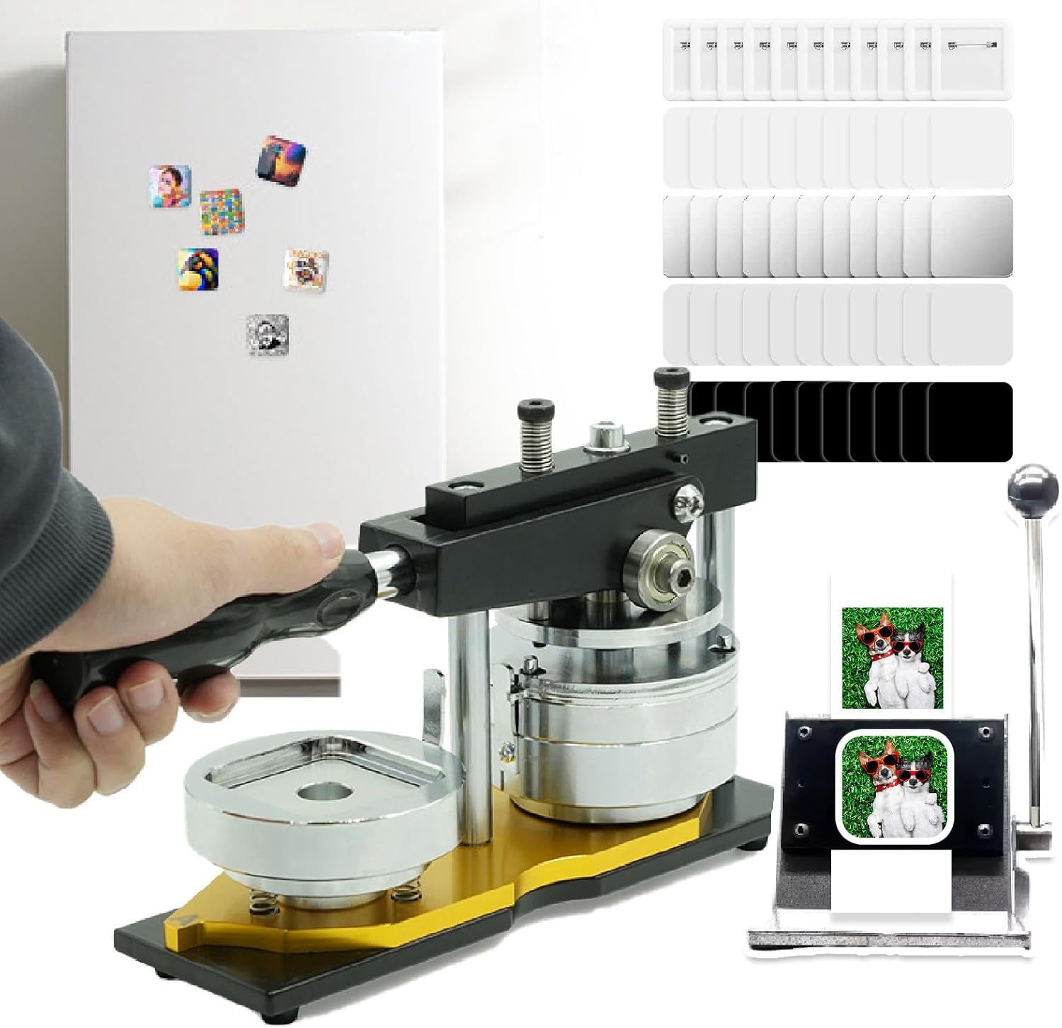 Amazon.com: Magnet Making Machine,2x2in/5x5cm Magnet Maker with Paper ...