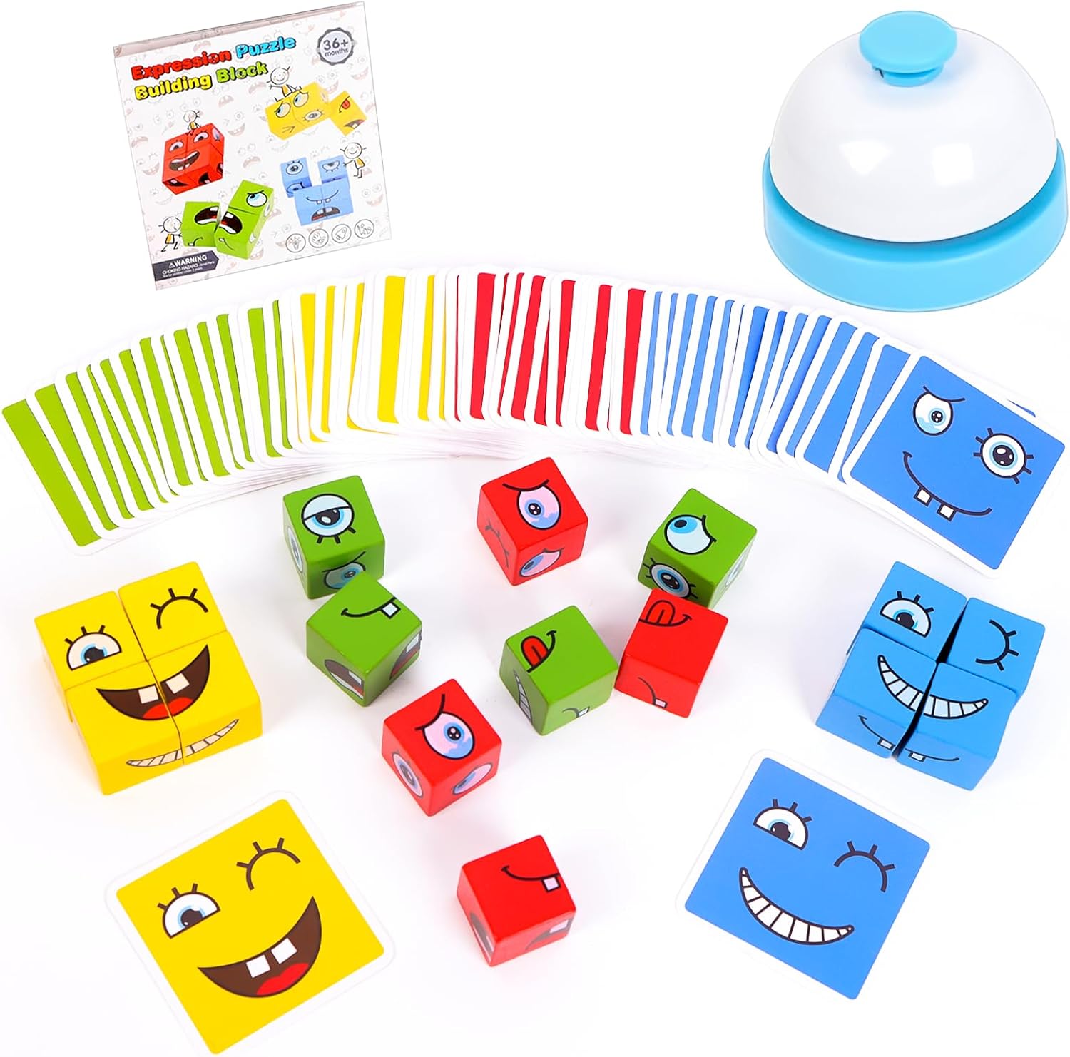 Outtshop Face Changing Magic Cube Game Wooden 3d Puzzle Face Changing