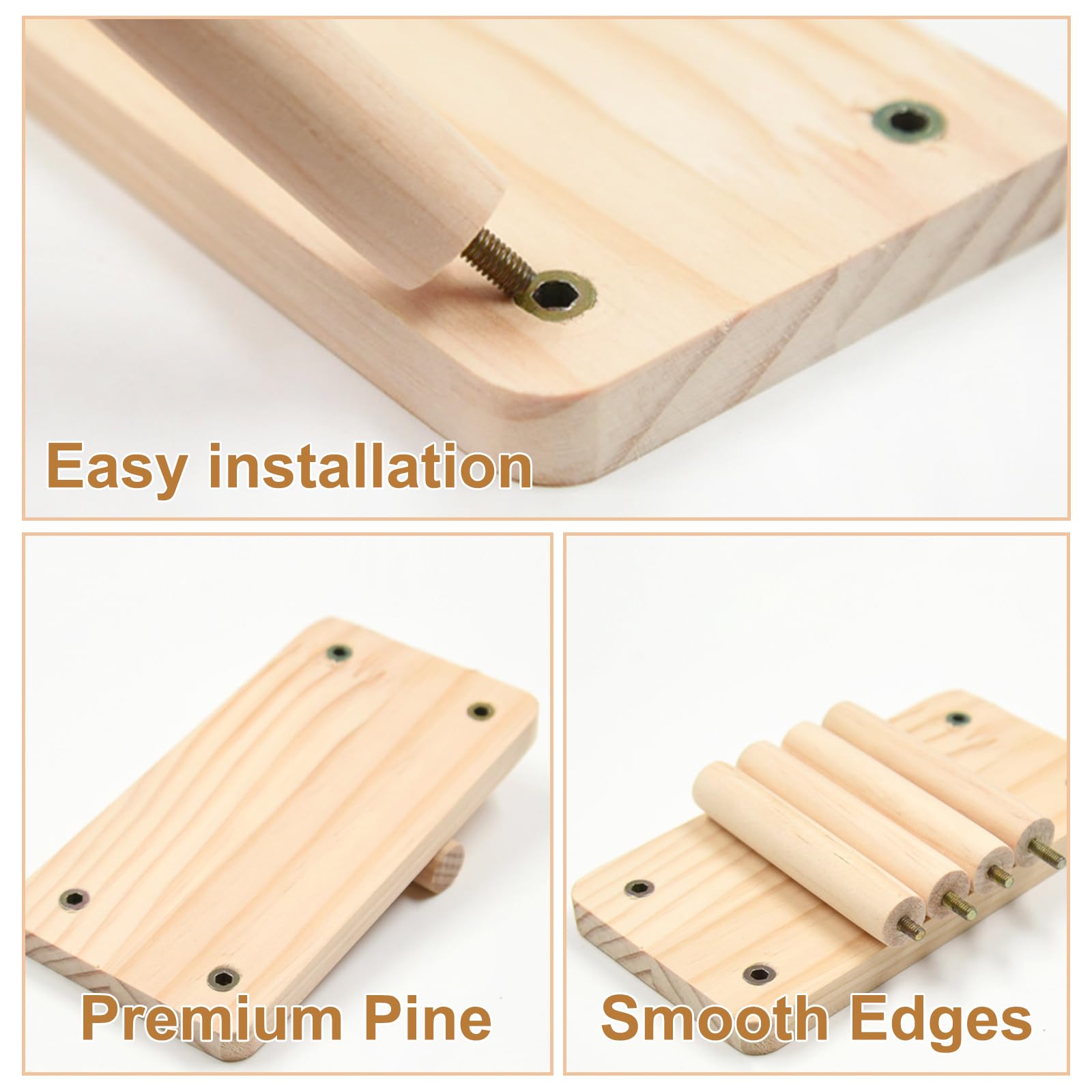 2 PièCes Plateforme pour Hamster - Plateforme d'escalade pour Hamster - comme DéCoration pour La Cage de Votre Animal,Adapté à La Plupart des Cages,Adapté Aux Hamsters,HéRissons