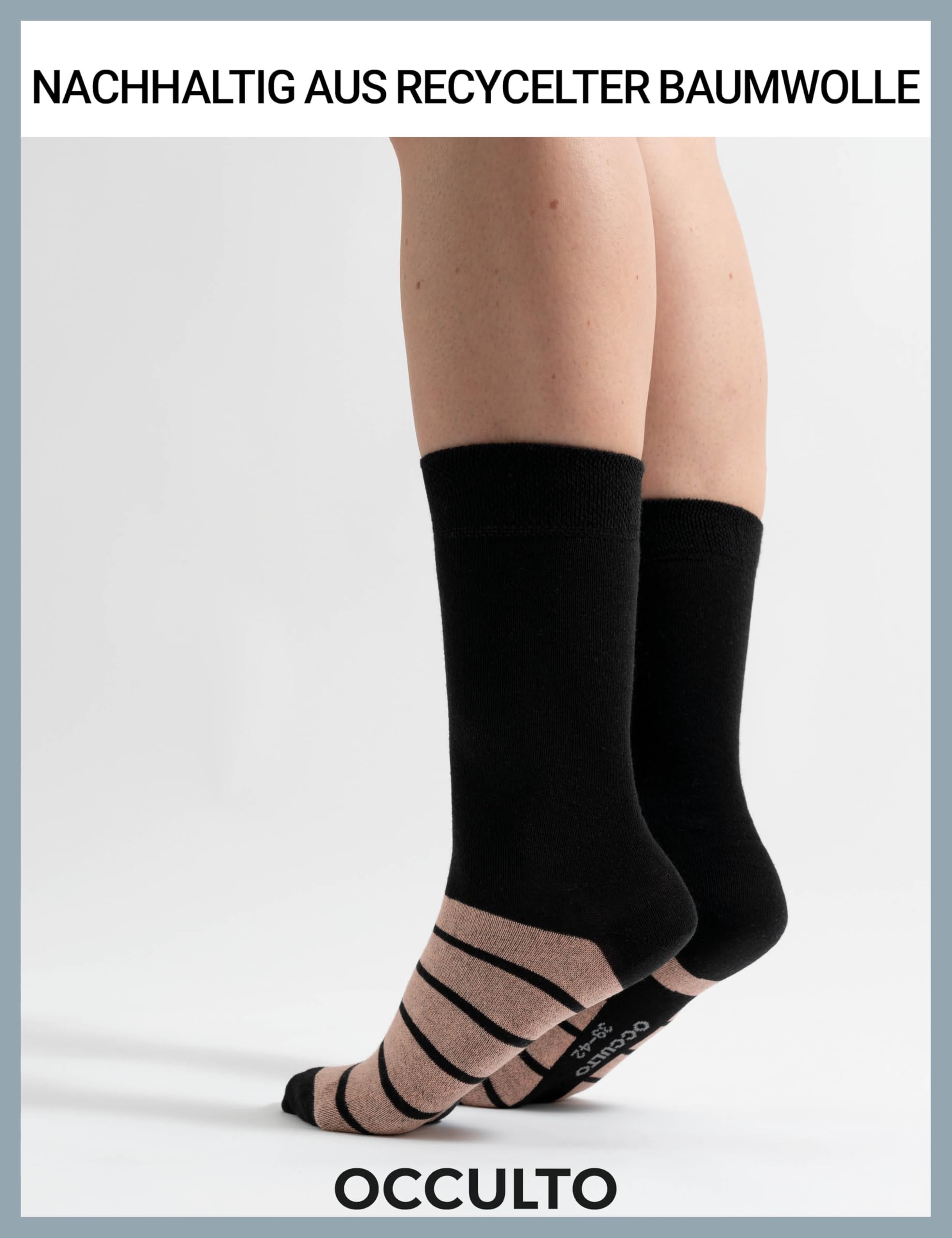 Occulto Damen Farbige Socken 10er Pack (Modell: Laura)