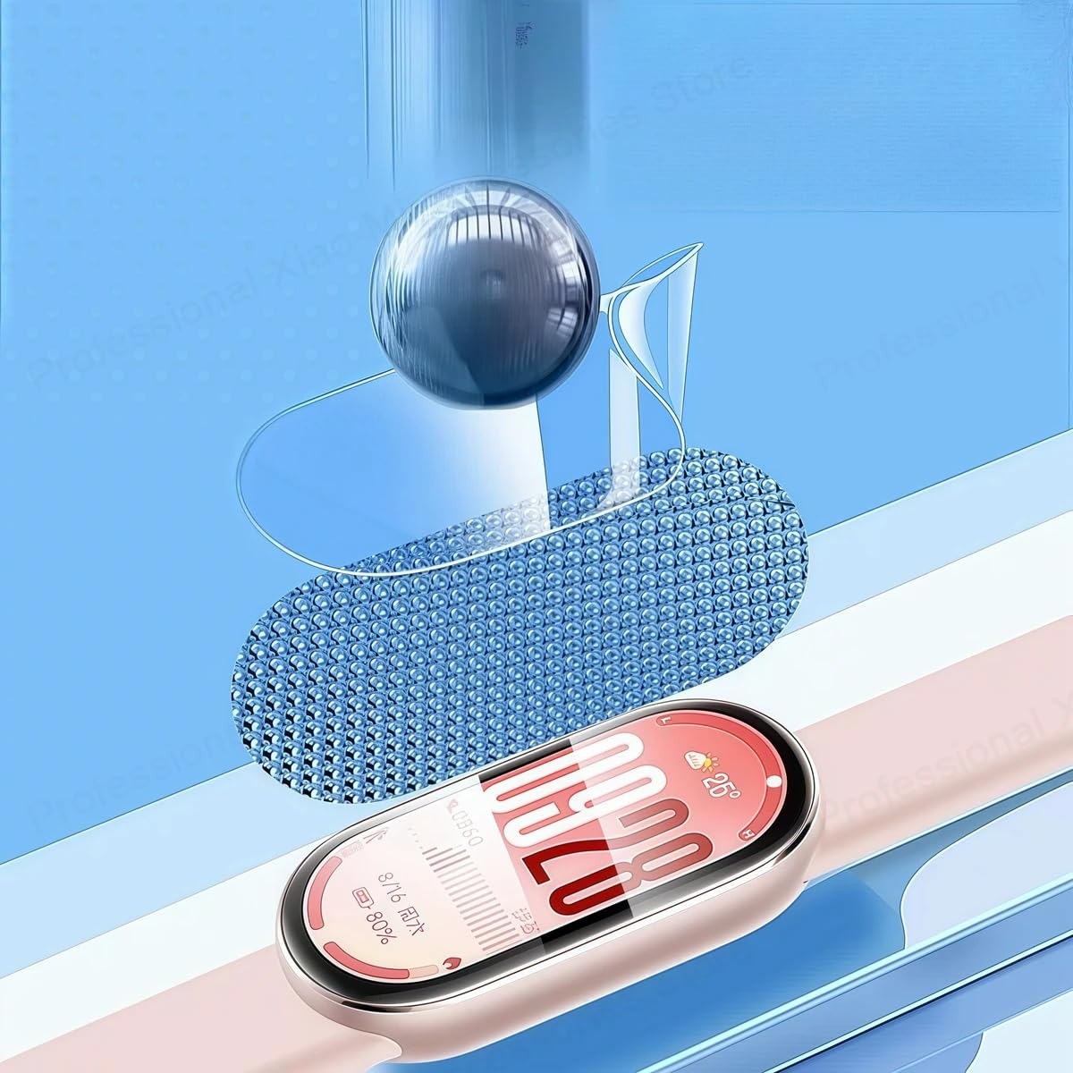 5pcs Film D'Hydrogel Protecteur D'écran Pour Xiaomi Mi Smart Band 7 / NFC 1.62" Protection D'écran Transparente Flexible HD TPU [sensibilité Du Toucher] [pas De Bulles] Kit D'installation Facile