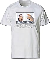 Vista 1 de Camiseta de algodón Mugshot Squirrel - Divertida camiseta de ardilla, amante de las ardillas, regalo de ardilla