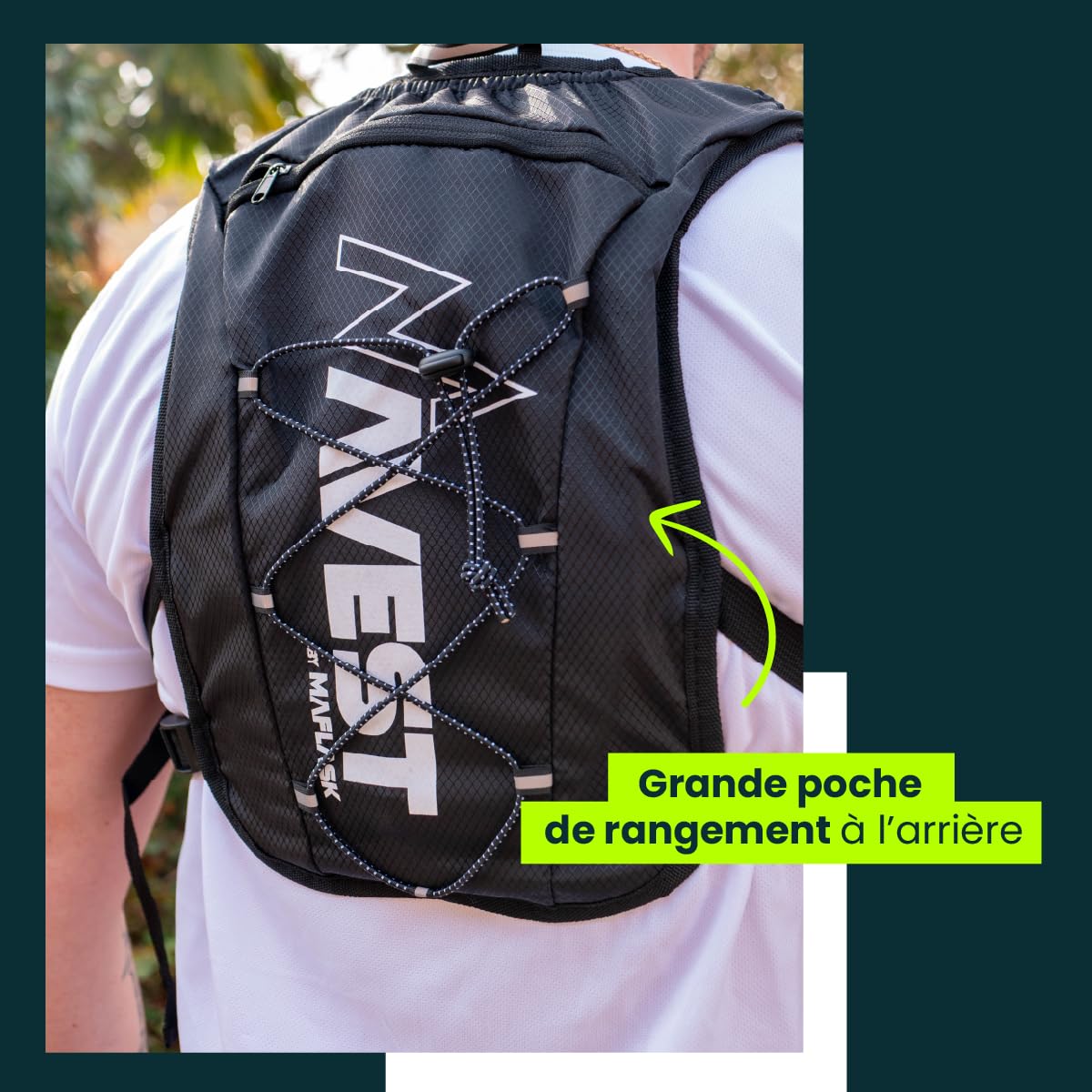 Gilet d'Hydratation Premium – Ultraléger & Anti-Ballottement – L'Essentiel pour Le Trail, Le Running et la Randonnée