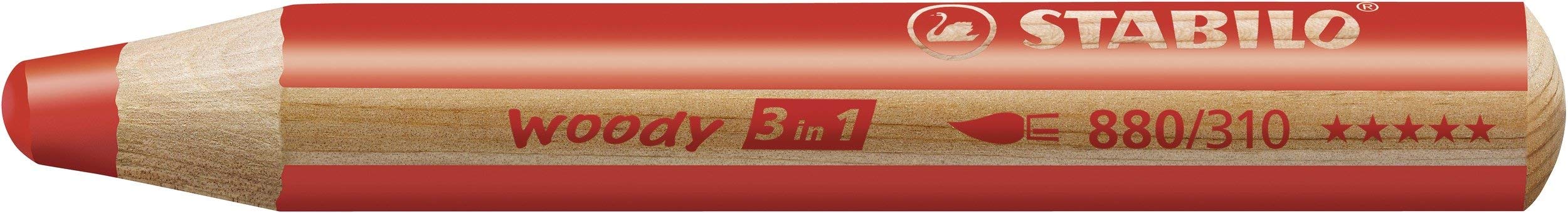 STABILO - Matita colorata Multi-Funzione - woody 3 in 1