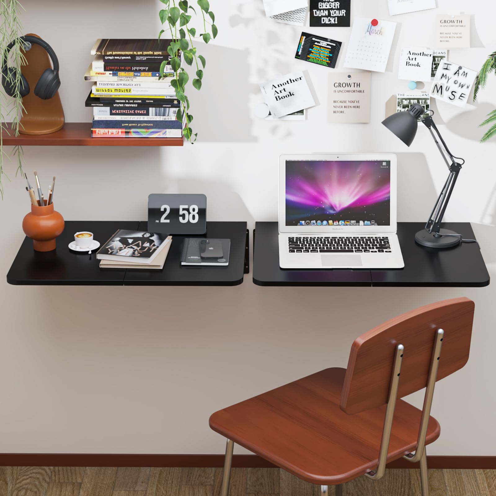 Bedside Table Teamix Wall Mounted Folding Table Photo Inspiration