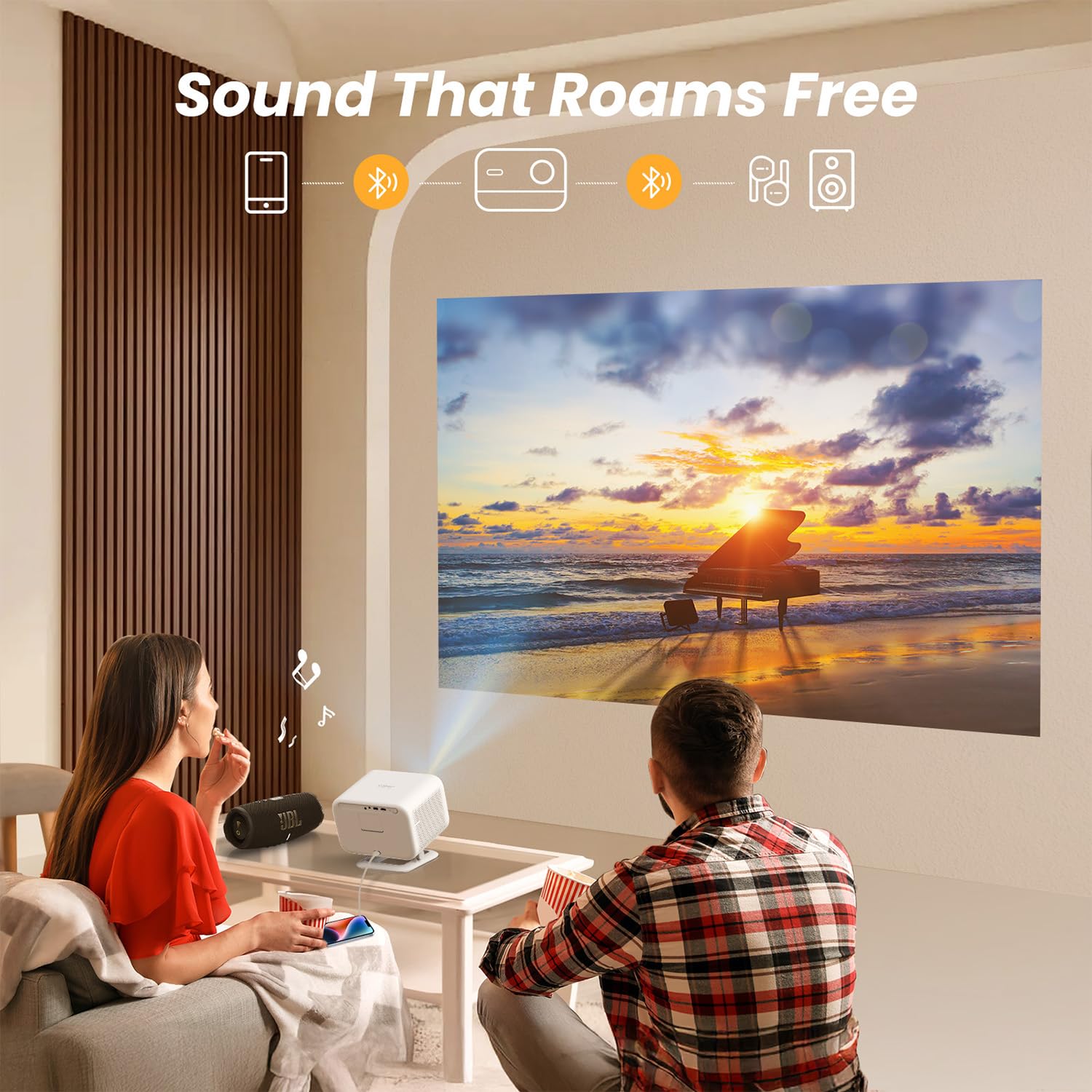 aber Projector L2 Plus プロジェクター Yaber L2 Plus Home Cinema Movie Projector