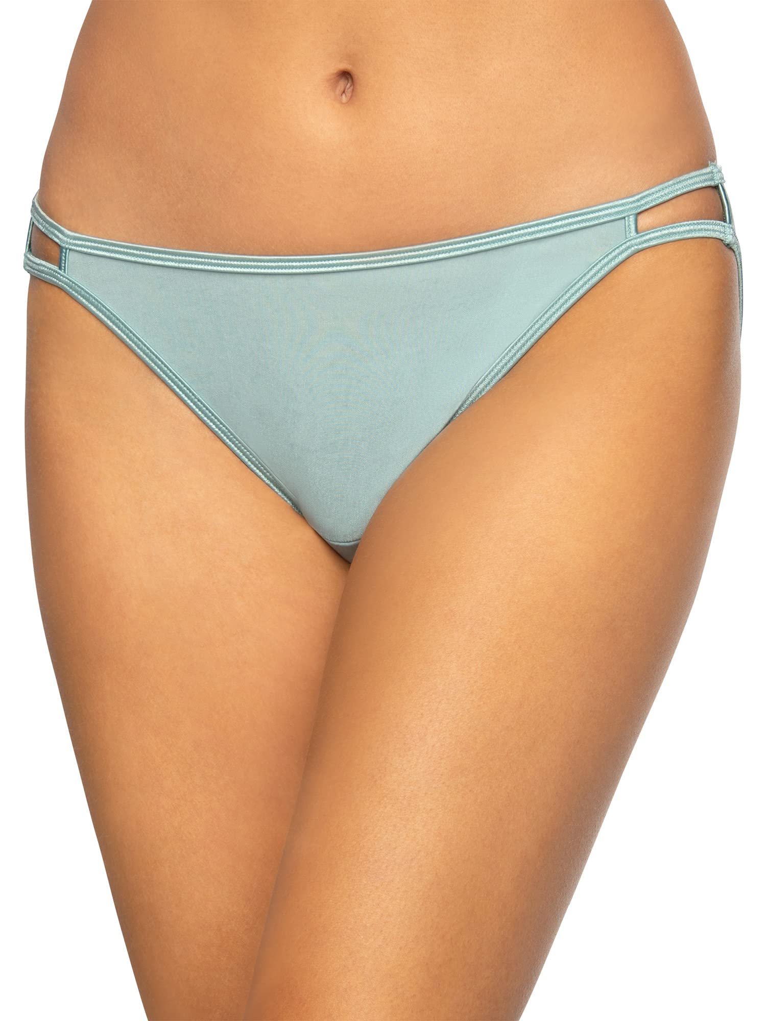 String bikini Vanity Fair sous-vêtement invisible anthracite taille 5 S