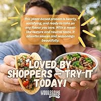 Vista 7 de Wholesome Provisions Proteína vegetal texturizada, sustituto de la carne vegana, 100% libre de hexano, fabricada con soja amarilla graduada #1
