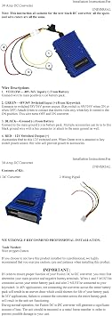 Golf Cart DC Voltage Reducer 36V/48V to 12V 30A 360W Dual Power Source Converter