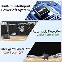Vista 3 de Bomba sumergible de 200 GPH con apagado automático y elevación alta de 5.2 pies para fuentes, hidroponía, estanques, acuarios y más