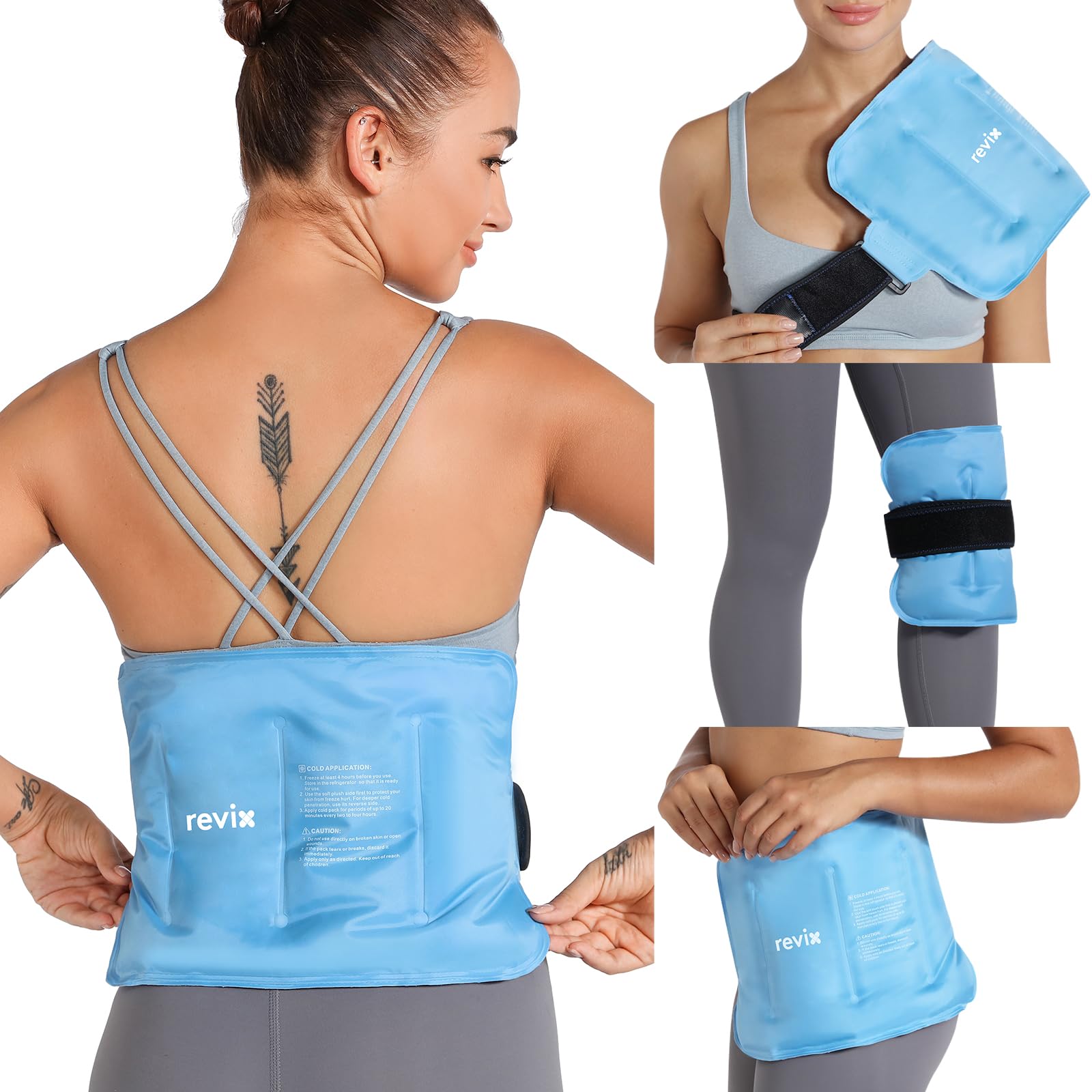 Amazon.com: REVIX Gel Ice Pack for Back Discomfort Relief, Soft