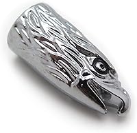 Vista 5 de SMT- Tornillos de cabeza de águila cromados compatibles con marco de placa de matrícula y parabrisas [P/N: XH6009-A]