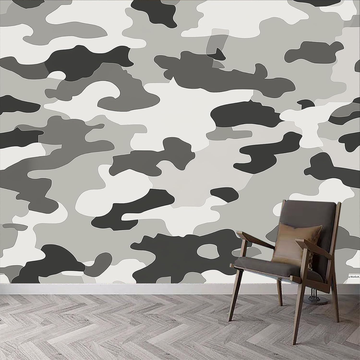 Fresque Murale Camouflage 3D Poster Geant Papier Peint Salon q5160