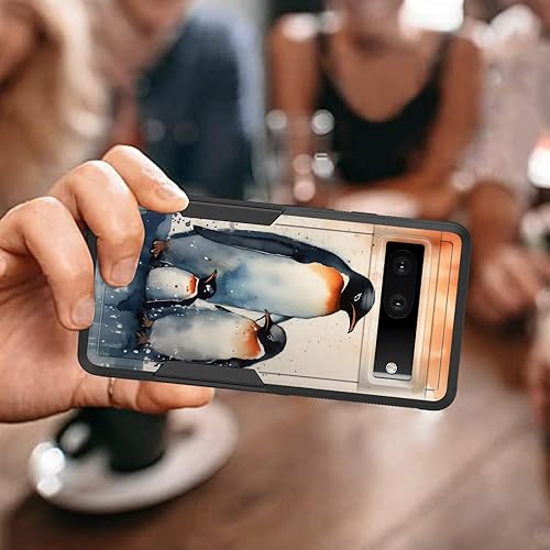 Miniatura 7 de Funda para Pixel 7a, resistente de doble capa híbrida de policarbonato duro de goma suave a prueba de golpes para Google Pixel 7A 6.1 pulgadas,