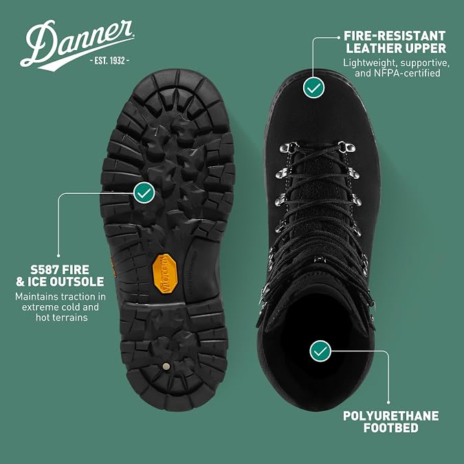 Danner 8 Wildland Firefighter Boots for Men & Women