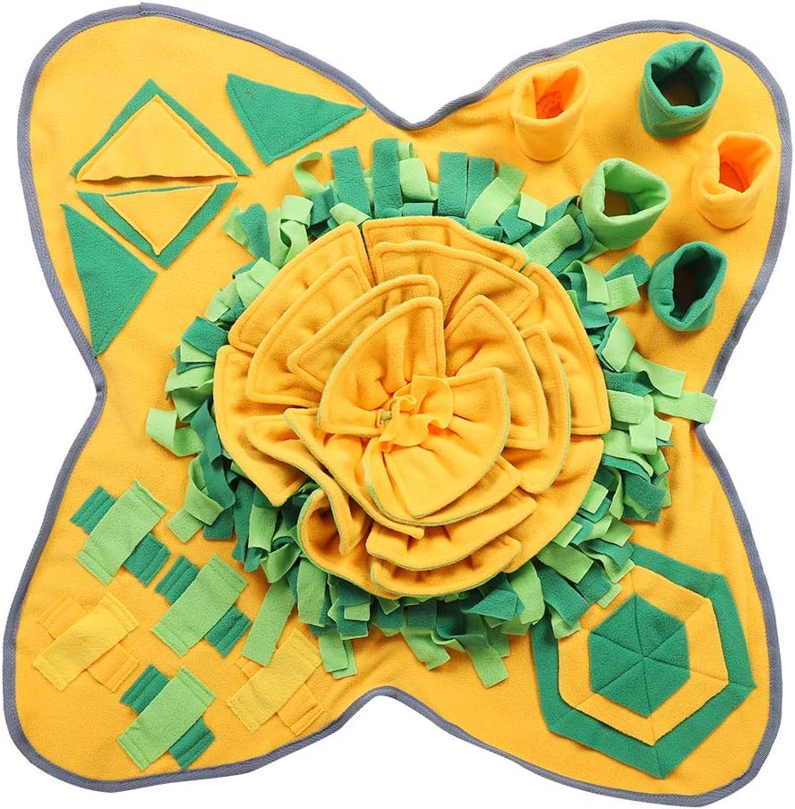 Pet Foraging Mat, Plush Fabric Pet Dog Cat Foraging Finding