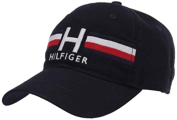 Sombrero de béisbol ajustable Ira de algodón para hombre Tommy Hilfiger