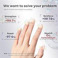 Vista 4 de Morovan Fortalecedor y Crecimiento de Uñas: Esmalte Endurecedor de Reparación Natural de Queratina y Tratamiento de Relleno de Estrías para Uñas