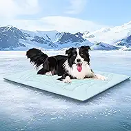 Dog Cooling Mat, 48"x28" Cooling Mat for Large Dogs, Arc-Chill Cold Fabric Delivers Rapid and Lasting Cool (Q-Max>0.5), Portable & Washable Pet Pad for Summer