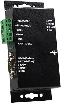 StarTech 1-Port Metal USB to RS422/RS485 Serial Adapter ICUSB422IS