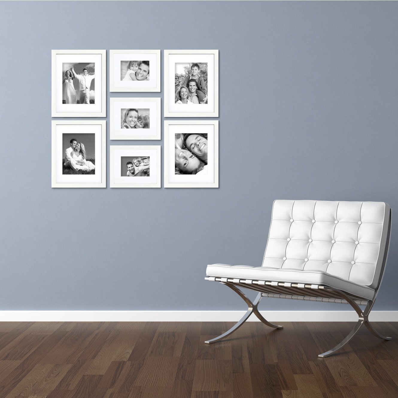 Amazon.co.jp: Craig Frames 社製 写真用フレーム 壁用 7ピースセット
