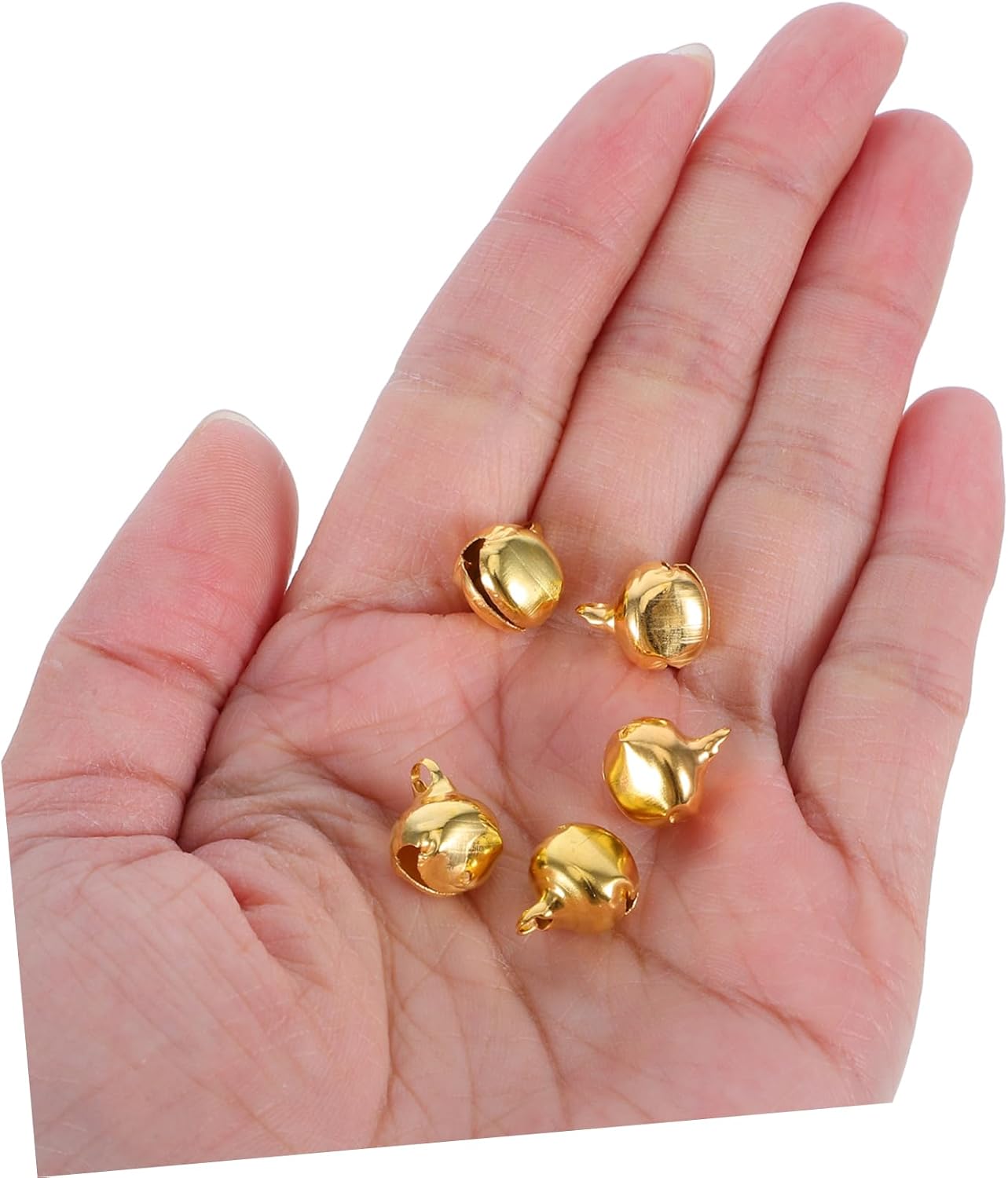 200Pcs Vintage Jingle Bells for Crafting Metal Bells for DIY Jewelry Making Pet Collars and Holiday Decorations Versatile Bells for Festive Projects