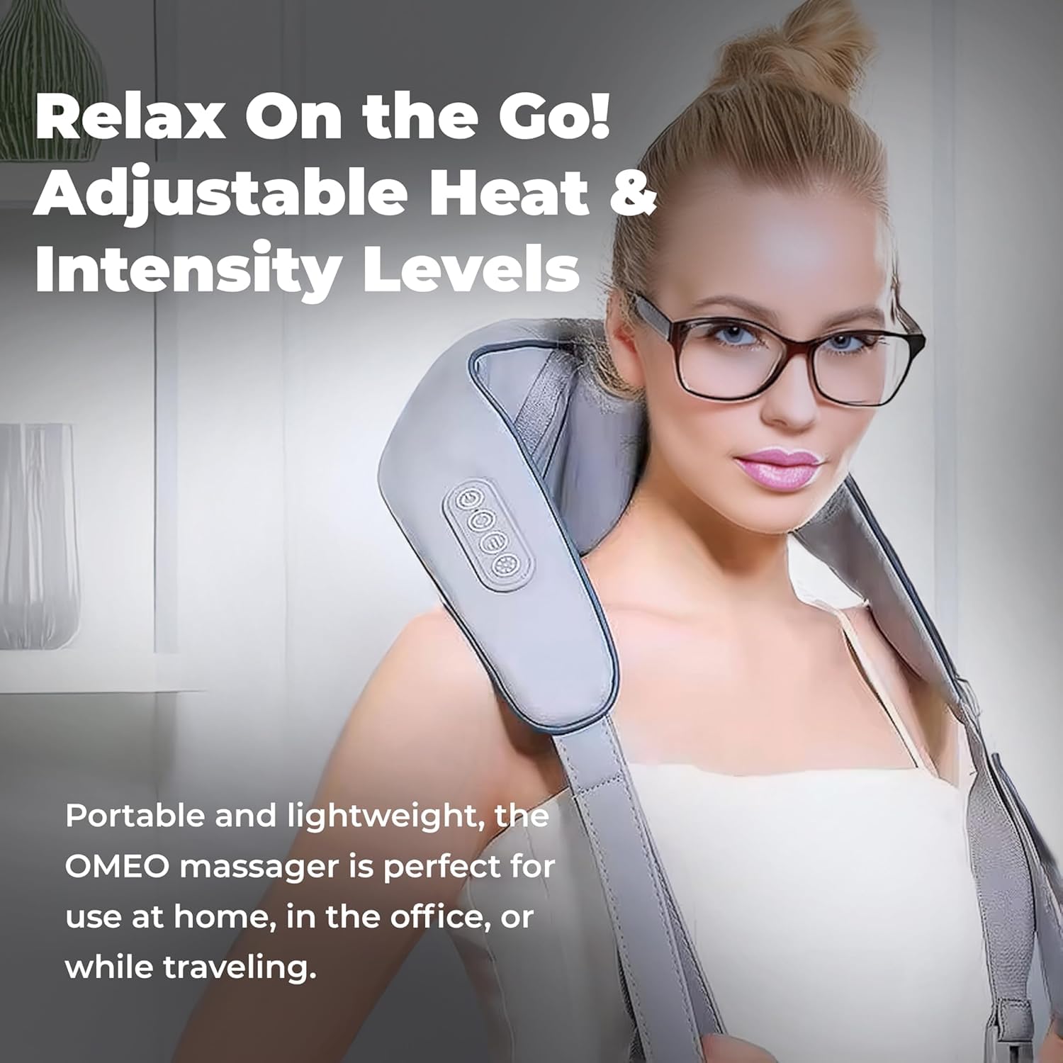 Neck and Back Massager, Neck Massager with Heating, Body Massager for Body Aches and Pains Relief, Electric Wearable 5D Cervical Neck Massage Machine for Deep Tissue Neck, Back, Shoulders, Waist and Legs - 6 Month Warranty Neck and Back Massager, Neck Massager with Heating, Body Massager for Body Aches and Pains Relief, Electric Wearable 5D Cervical Neck Massage Machine for Deep Tissue Neck, Back, Shoulders, Waist and Legs - 6 Month Warranty