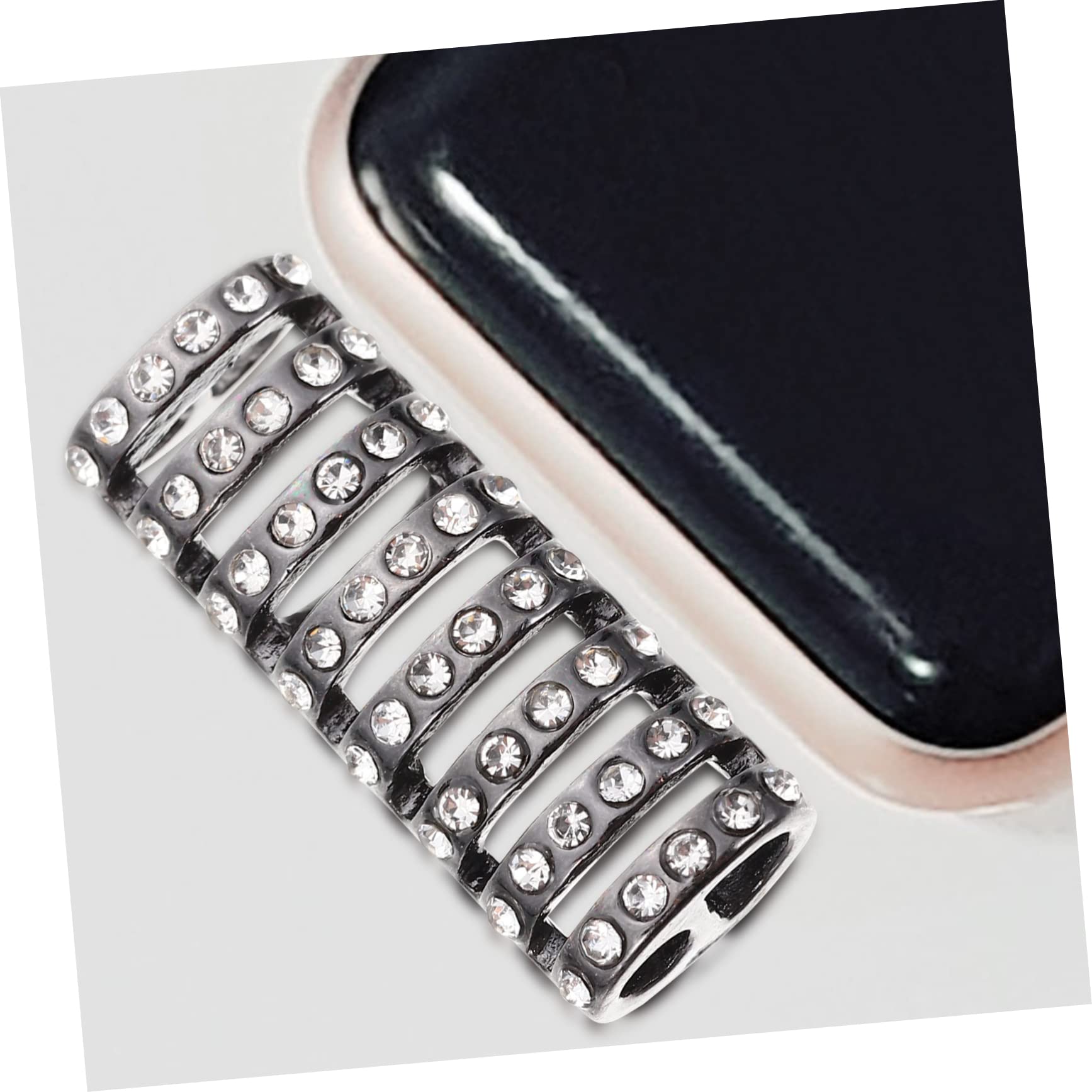 Housoutil Accessoires Strass 50 Pièces connecteur de sangle montre accessoire adaptateur de bracelet de montre décor connecteur de montre connecteur de bracelet délicat Regardez Accessoires