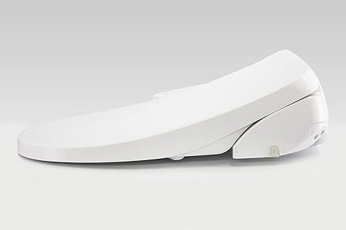 Miniatura 5 de Alpha Bidet - Asiento para inodoro bidé GX Wave en blanco  rocío fuerte  boquilla de acero inoxidable  3 funciones de lavado  luz de noche LED